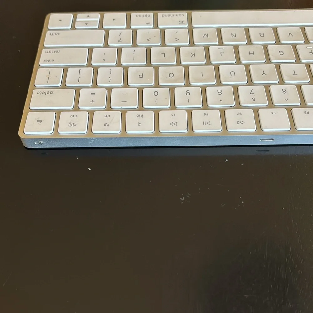 Apple Magic Keyboard for Mac iPad and iPhone Silver (charger not included)